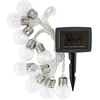 Įsmeigiamas LED lauko šviestuvas, įkraunamas saulės energija, 10 LED, ø10,5 x 15 cm