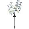 Įsmeigiamas LED lauko šviestuvas KAUFTEC FLOWER, įkraunamas saulės energija, 10 LED, 74 cm