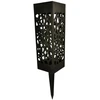 Įsmeigiamas LED lauko šviestuvas SHADOW, įkraunamas saulės energija, 6,4 x 6,4 x h29 cm