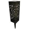 Įsmeigiamas LED lauko šviestuvas SHADOW, įkraunamas saulės energija, 6,4 x 6,4 x h29 cm