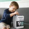 Iso Trade SEJF SKARBONKA DLA DZIECI NA PIN Didelė BANKOMAT ELEKTRONICZNY MONETY JUODA