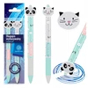 Ištrinamas rašiklis su gumine rankena 0,5 mm Astrapen Oops! Animals, 2 vnt.