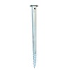Įsukamas sraigtinis polis M 68x1200x2mm M12 HDG