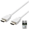 Ultra High Speed HDMI kabelis DELTACO ARC, QMS, 8K in 60Hz, 4K UHD in 120Hz, 3m, baltas / HU-30A-R