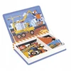 Janod Magnetibook statybų aikštelė 3+ magnetiniai dėlionės