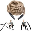 Natūrali jėgos-kovos virvė iš sizalio inSPORTline Waverope Base 15m 50mm 15,8kg