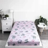 Jerry Fabrics Medvilninė paklodė 90x200 Lilo ir Stitch rožinė vaikams