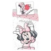 Jerry Fabrics Patalynė 140x200 Mini Minnie Mouse balta rožinė pagalvės užvalkalas 70x90