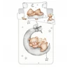 Jerry Fabrics Sweet Home vaikiškas patalynės komplektas Teddy Bear Ribbon, 100x135 cm, 2 dalių