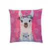 Jerry Fabrics Užvalkalas 40x40 3D Lama kaktusy