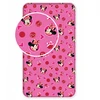 Jerry Fabrics VAIKŲ MEDVILNINĖ PALANKA su elastine juostele 90x200 MINNIE MOUSE Rožinis