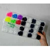 Jhc E Commerce Didelis rinkinys apyrankėms iš guminių juostelių gaminti div Juodas Baltas COLOURS