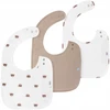JUKKI COTTON BIB MULTI-PACK COTTON BIB 3 vnt.
