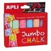 Jumbo Apli Kids kreidelės - 6 spalvos