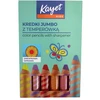 Jumbo pieštukai su drožtuku Kayet, 6 vnt.
