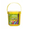 Jumbo spalvotos kreidos 10 vnt. kibirėlis CRICCO