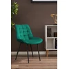 Jumi MINŠTOS VALGOMO KĖDĖS 2x VELIŪRO MODERN ŽALIA KĖDĖ