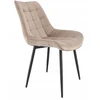 Jumi MINŠTOS VALGOMO KĖDĖS 2x VELIŪRO MODERNINĖ BEIGE KĖDĖ