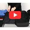 Juoda kelioninė kuprinė su vakuuminiu skyriumi ir USB jungtimi - Peterson