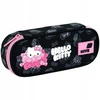 Juodas Hello Kitty Kite mokyklinis pieštukų dėklas mergaitėms