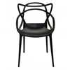 Juodas Stylish Furnitex kėdė Masters Cafe SVETAINEI