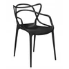 Juodas Stylish Furnitex kėdė Masters Cafe SVETAINEI