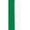 Juosta medaliui 80x1cm poliest./žalia/balta