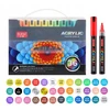 Jupai Markery flamastry akrylowe 36 vnt/kpl WODOODPORNE