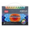 Jupai Markery flamastry akrylowe 36 vnt/kpl WODOODPORNE