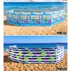 J&W BEACH SCREEN 6M, SKIRTAS PAPLŪDŽIO EKRANO KILIMUI PICNIC SEA POLISH GAMINTOJAS