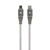 Gembird Cablexpert | Aukščiausios kokybės medvilninis pintas USB C tipo į micro USB įkrovimo ir duomenų perdavimo laidas, 1,5 m | CC-USB2B-CMMBM-1.5M