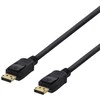 Kabelis DELTACO DisplayPort, 4K UHD, 21.6 Gb/s, 2m, juodas / DP-1020-K / R00110002