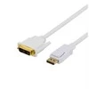 Bikuva.lt Kabelis DELTACO DisplayPort į DVI-D, Full HD 60Hz, 1.0m, baltas / DP-2011