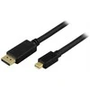 Kabelis DELTACO DisplayPort - mini DisplayPort, Ultra HD 30Hz, 10,8 Gb/s, juodas, 2,0m / DP-1121