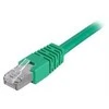 Kabelis DELTACO F / UTP Cat6, LSZH, 1,5 m, žalias / STP-611G