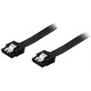 Kabelis DELTACO SATA 6Gb/s, 0.7m, juodas / SATA-1002