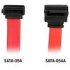 Kabelis DELTACO, SATA/SAS, kampinis, 0,5 m / SATA-05A