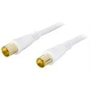 Goobay Kabelis DELTACO TV antenos, 75 Ohm, 2m, baltas / AN-102