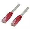 Kabelis DELTACO U / UTP Cat6 2.0 m, pilkas/raudonas / TP-62X