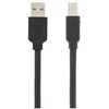 Kabelis DELTACO USB 2.0 "AB", 5.0m, aktyvus, juodas / USB-EX05M