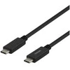 Kabelis DELTACO USB 2.0, Type C - Type C, 1m, juodas / USBC-2001M