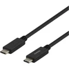 DELTACO USB-C - USB-C laidas, 5Gbit / s, 5A, 2M, juodas USBC-1503M