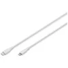 Digitus | Lightning silicone connection cable, USB-C - Lightning, 1m | AK-600110-010-W