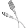 Goobay | USB-C to USB-A Supersoft Textile Cable with Metal Plugs | 74531