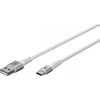 Goobay | USB-C to USB-A Supersoft Textile Cable with Metal Plugs | 74531