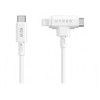 Targus Hyper | HyperJuice Silicone USB-C to USB-C and Lightning Hybrid 60W Cable