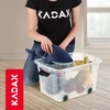 Kadax DIDELĖ ŽAISLŲ KONTEERŲ DĖŽĖ DĖŽĖ ANT RATŲ PLASTIKAS DIDELIS 20L
