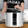 Kadax INDUKCINIS PUODAS, DUJINĖS, DIDELIS, NERŪDijančio plieno, 32 cm, 18 L, AUKŠTAS