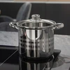 Kadax INDUKCINIS PUODAS, DUJINĖS, DIDELIS, NERŪDijančio plieno, 34 cm, 21 L, AUKŠTAS