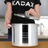 Kadax Plieninis puodas su dangteliu Indukcinis Bigos 26cm 11L